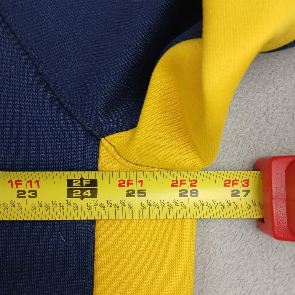 Jordan Marquette Golden Eagles Hoodie Mens XL Blue Yellow Basketball Sweatshirt